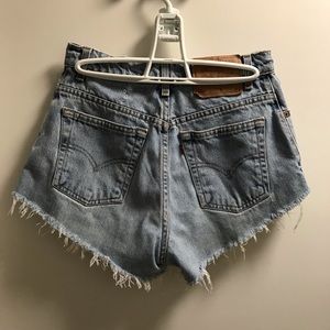 Vintage Reworked Levi’s Denim Shorts